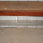 Cedar side table